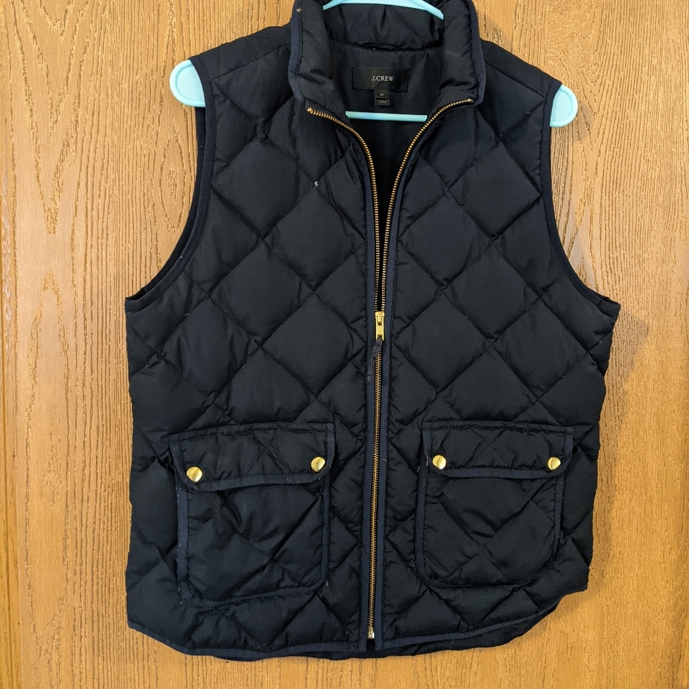 Medium J. Crew Puffer Vest